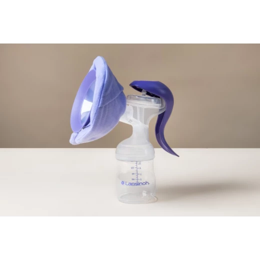 Lansinoh Manual Breast Pump, Portable, Quiet & Comfortable, 2-Phase Technology for Natural Let-Down & Expression, Lightweight & Easy to Use for Home or Travel - Lansinoh - Image 12