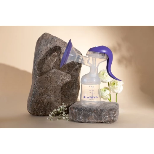 Lansinoh Manual Breast Pump, Portable, Quiet & Comfortable, 2-Phase Technology for Natural Let-Down & Expression, Lightweight & Easy to Use for Home or Travel - Lansinoh - Image 11