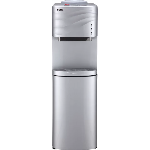 Sona Water Dispenser Stand Silver 3 Taps Child Safety Lock Sona Water Dispenser Stand Silver 3 Taps Child Safety Lock