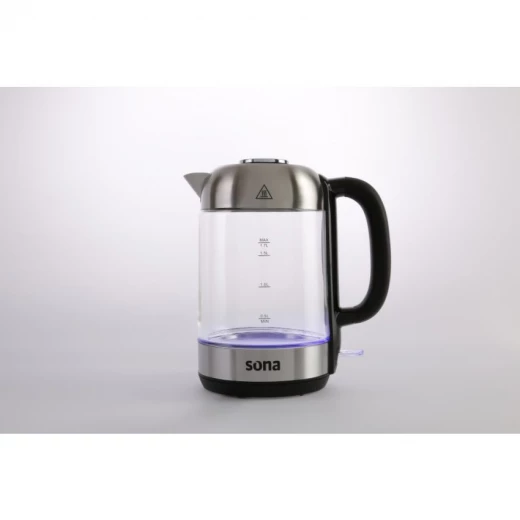 غلاية سونة SK-5803GL كهربائية زجاجية 1.7 لتر مع إيقاف تلقائي - سونا - Image 2