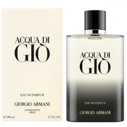عطر جورجيو أرماني أكوا دي جيو أو دي بارفان 200 مل للرجال عطر منعش يدوم طويلاً