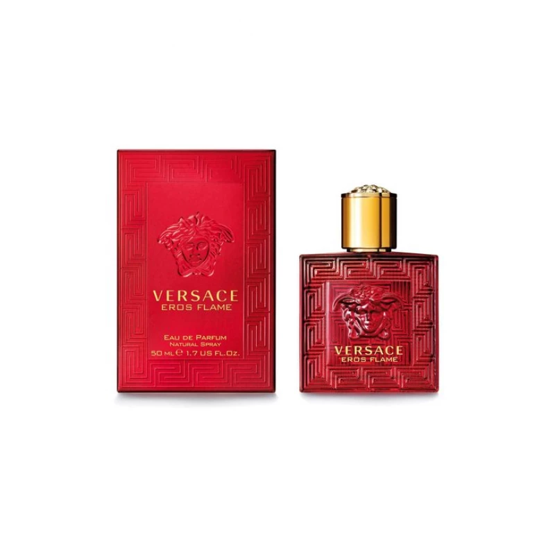 عطر فرزاتشي إيروس فليم للرجال 50 مل عطر خشبي حار مع الفلفل الأسود والفانيليا - فيرساتشي