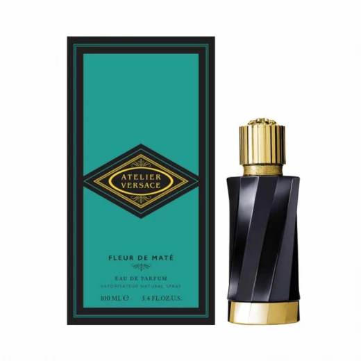 Versace Atelier Fleur De Mate Eau de Parfum 100ml: Luxury Unisex Fragrance with Bergamot, Mate, & Tonka Bean - Versace - Image 2