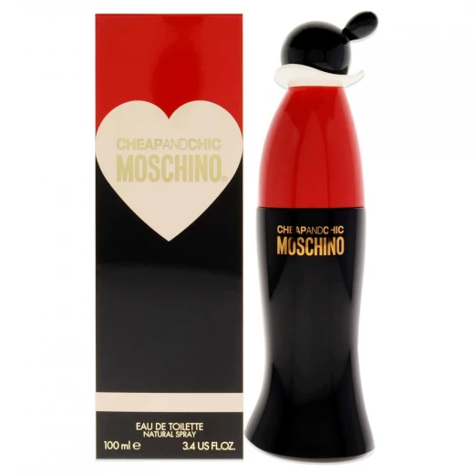 عطر تشيب آند شيك 100 مل, عطر زهري خشبي برائحة البرغموت والياسمين والفانيليا, أنثوي وأنيق وخالد من موسكينو عطر تشيب آند شيك 100 مل, عطر زهري خشبي برائحة البرغموت والياسمين والفانيليا, أنثوي وأنيق وخالد من موسكينو