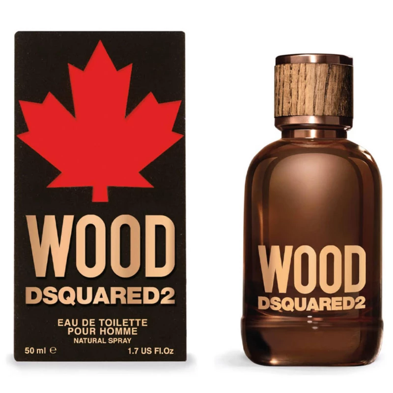 ديسكويرد2 وود للرجال 3.4 أوقية بخاخ ماء تواليت عطر منعش للرجال - Dsquared2