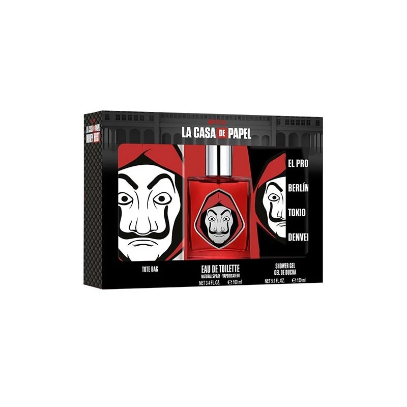 Air-Val La Casa De Papel Kids EDT Gift Set 100ml + Shower Gel - AIR-VAL