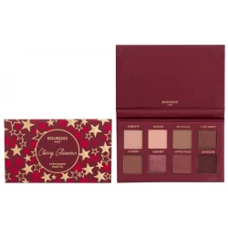 Bourjois Cherry Glamour Eyeshadow Palette 8 Shades Shimmer Matte Finish Eye Makeup Kit
