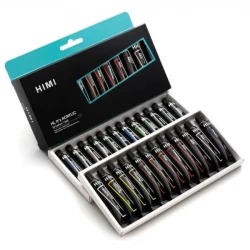 Miya Himi Acrylic Paint Tube Set, 12ml/24colors