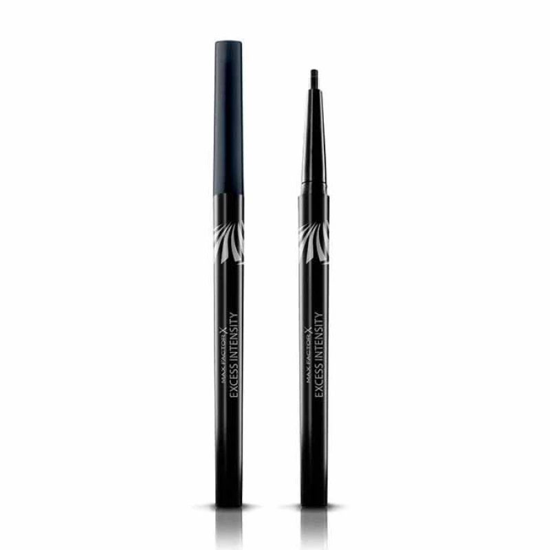 Max Factor Excess Intensity Charcoal Longwear Eyeliner Dramatic Eye Makeup for Intense Eyes - Max Factor