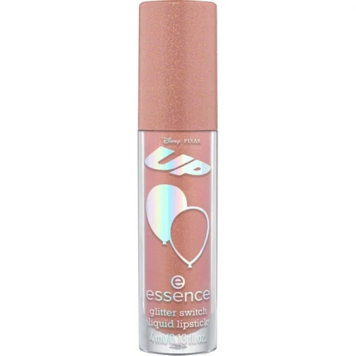 أحمر شفاه سائل Essence Glitter Switch 02 يدوم طويلاً مكياج لامع للشفاه أحمر شفاه سائل Essence Glitter Switch 02 يدوم طويلاً مكياج لامع للشفاه