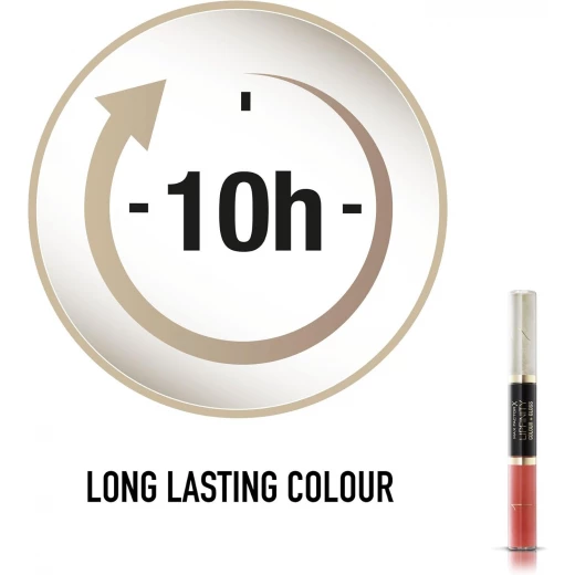 Max Factor Lipfinity Dazzling Cocoa Long Lasting Lipstick Glossy Finish Makeup for Women - Max Factor - Image 2