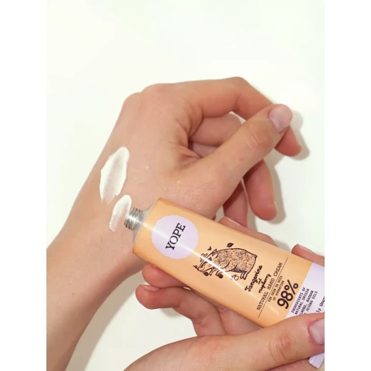كريم يدين YOPE Tangerine & Raspberry 50 مل - مرطب ومنعش - يوب - Image 5