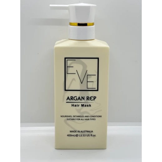 Auskem Eve Hair Mask 400mL (13.5 fl. oz.) – Nourishing Argan Oil Formula for Dry & Damaged Hair, Deep Repair, Hydration & Long-Lasting Shine Auskem Eve Hair Mask 400mL (13.5 fl. oz.) – Nourishing Argan Oil Formula for Dry & Damaged Hair, Deep Repair, Hydration & Long-Lasting Shine