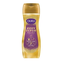 Duru Shower Gel Scrub 450ml – Deep Clean & Moisture with French Perfume Scent | Exfoliating Body Wash