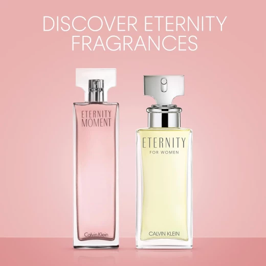 عطر كالفن كلاين إيترنيتي مومنت للنساء، او دي بارفيوم، 100 مل: عطر زهري يجمع بين الليتشي والتوت والمسك، مثالي لجميع المناسبات. - كالفين كلاين - Image 3