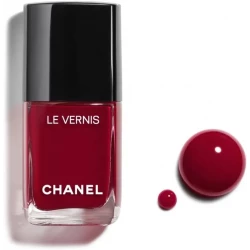 Chanel Le Vernis 153 Pompier Raspberry Red Longwear Nail Polish Glossy Manicure Essential