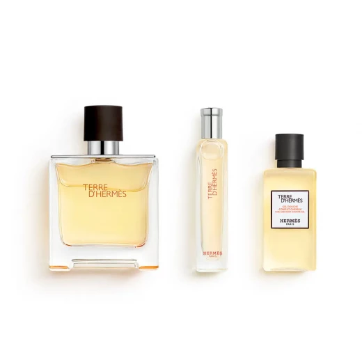 Hermès Terre d'Hermès Men's Parfum Set - 75ml + 15ml + HBSG 40ML FD25 - Hermes - Image 2