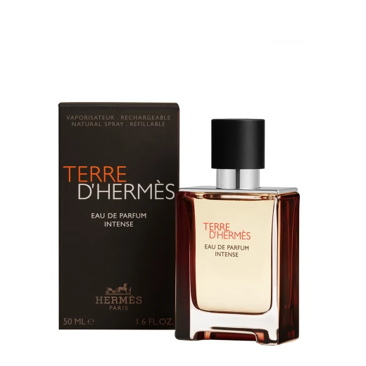 Hermès Terre d'Hermès Intense 50ml Eau de Parfum Woody Fragrance for Men with Bergamot Notes Hermès Terre d'Hermès Intense 50ml Eau de Parfum Woody Fragrance for Men with Bergamot Notes