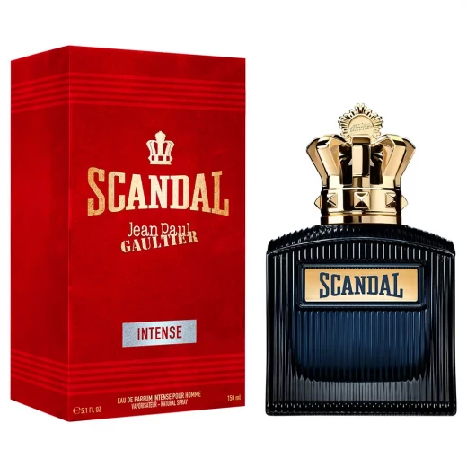 Jean Paul Gaultier Scandal Pour Homme Intense 150ml Sensual Woody Eau de Parfum for Men Evening Wear Jean Paul Gaultier Scandal Pour Homme Intense 150ml Sensual Woody Eau de Parfum for Men Evening Wear
