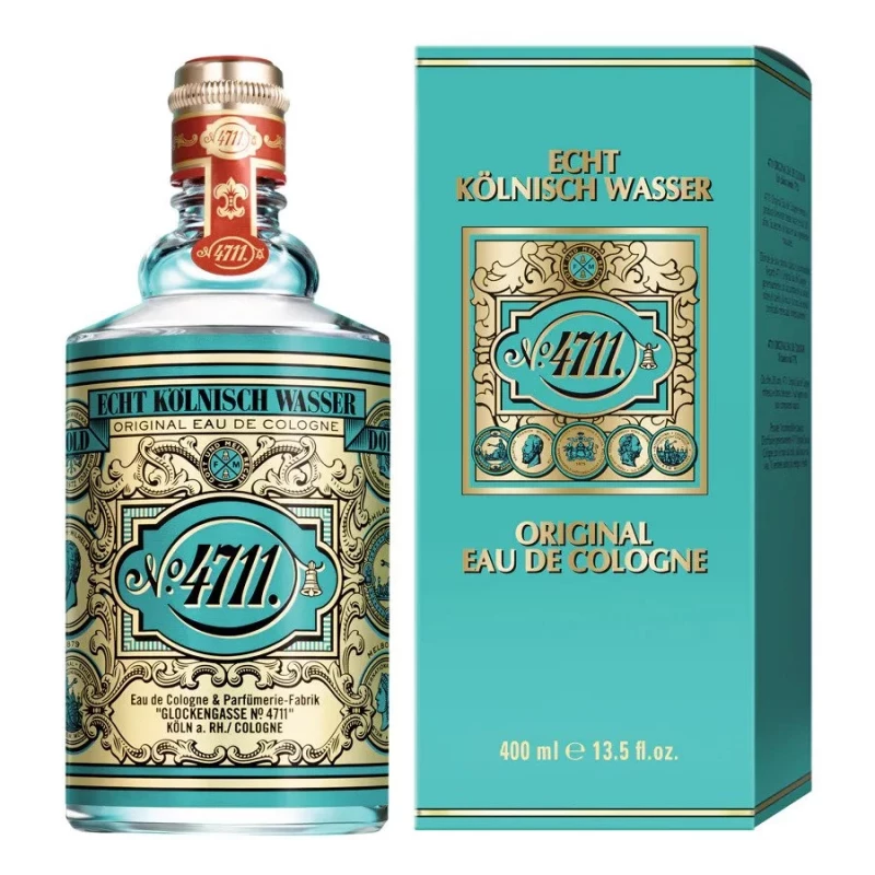 4711 Original Eau De Cologne 400ml Unisex Citrus Aromatic Perfume for Men and Women Daytime Fragrance - 4711