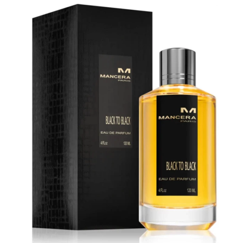 Mancera Black to Black Eau de Parfum 100ml Oriental Leather Fragrance for Men and Women - Mancera