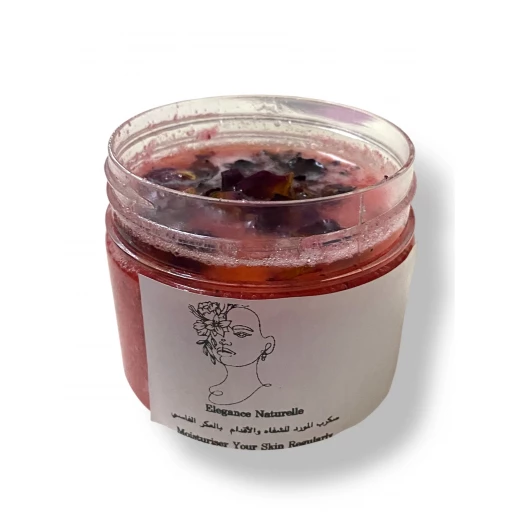 Elegance Naturelle.jo alaoke alfase Body Scrub for lips and foot 200ml - ghomra - Image 2