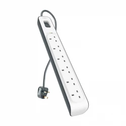 Belkin 6-Outlet Surge Protector - Protects Electronics & Data