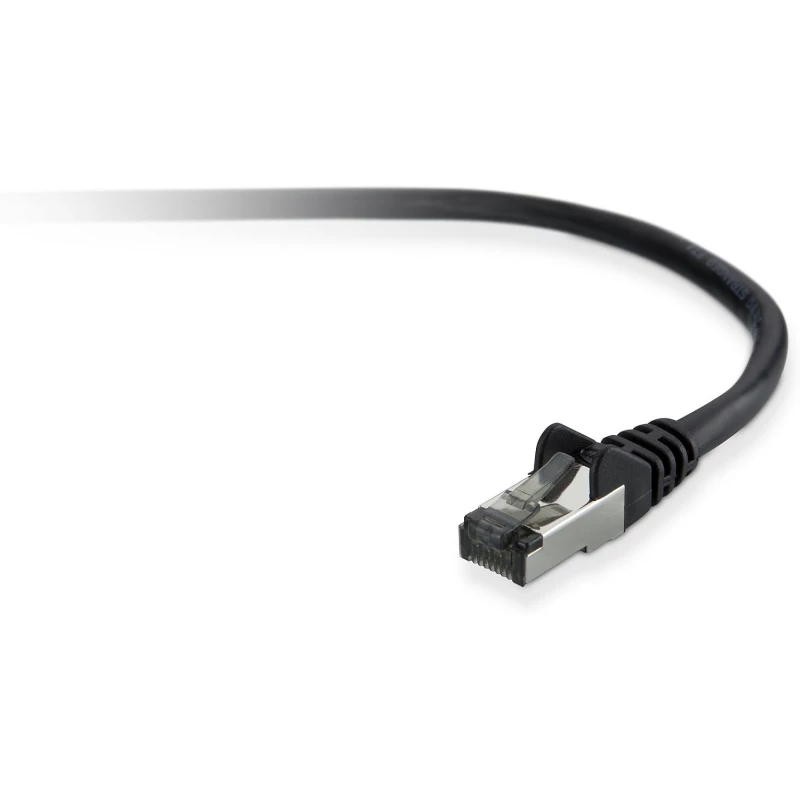 كابل إيثرنت Belkin Cat6 بطول 15 متر أسود - اتصال شبكة موثوق - بيلكين