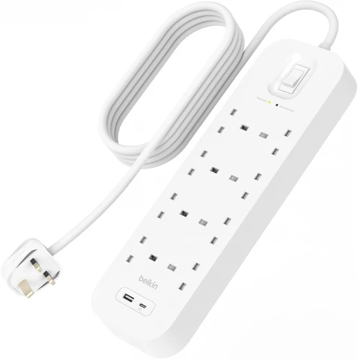 Belkin 8-Outlet Surge Protector with USB-C & USB-A Ports