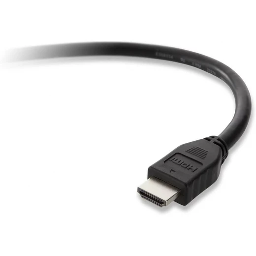 كابل صوت وفيديو HDMI قياسي من بيلكين متوافق مع 4K/Ultra HD، Full HD (1080p)، مثالي لأجهزة التلفزيون عالية الدقة، ووحدات التحكم في الألعاب، ومشغل الأقراص المضغوطة/أقراص DVD، ومشغل أقراص بلو راي، بطول 1.5 متر - بيلكين - Image 2