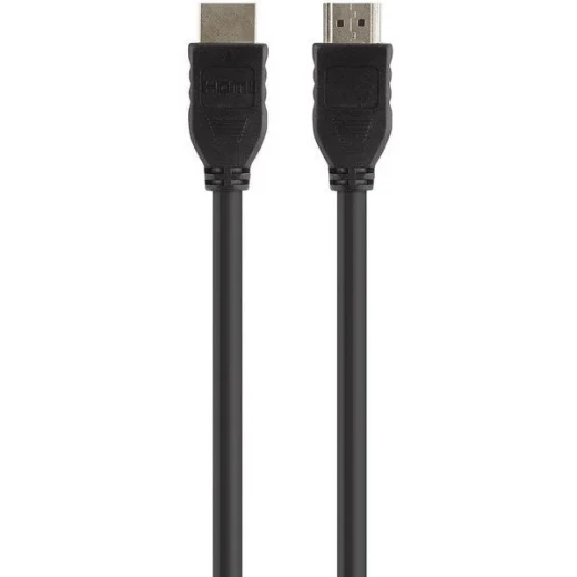كابل صوت وفيديو HDMI قياسي من بيلكين متوافق مع دقة 4K/Ultra HD، دقة Full HD (1080p)، مثالي لأجهزة التلفزيون عالية الدقة، ووحدات التحكم في الألعاب، ومشغل الأقراص المضغوطة/أقراص DVD، ومشغل أقراص بلو راي، بطول 3 أمتار - بيلكين - Image 3