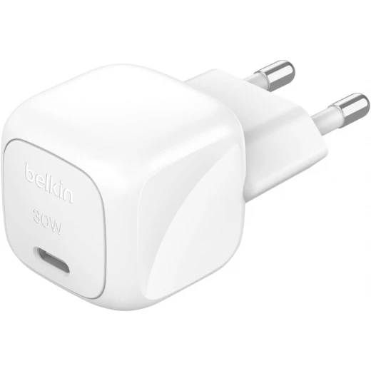 شاحن حائط بيلكين USB-C بقوة 30 واط: شحن سريع لأجهزة iPhone 15 والمزيد شاحن حائط بيلكين USB-C بقوة 30 واط: شحن سريع لأجهزة iPhone 15 والمزيد
