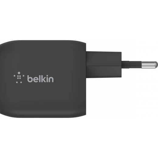 شاحن بلكين 45 واط مزدوج بمنفذي USB-C وتقنية GaN وPPS، يوفر 45 واط أو 25+20 واط عند استخدام المنفذين معًا - بيلكين - Image 5