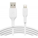 كابل بلكين بوست تشارج لايتنينغ – بطول 9.8 قدم / 3 متر – معتمد من MFi – شاحن USB إلى لايتنينغ لأجهزة آيفون – كابل آيفون – سلك شاحن آيفون – شاحن أبل – شاحن هاتف USB – باللون الأبيض. - بيلكين