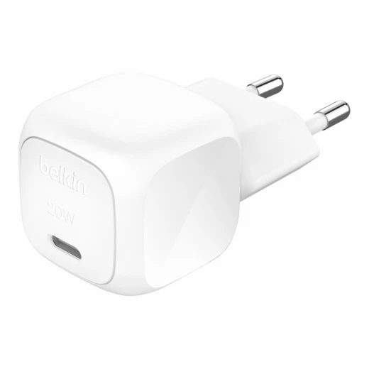 شاحن بيلكين USB-C بقوة 20 واط - شحن سريع لأجهزة iPhone و Samsung شاحن بيلكين USB-C بقوة 20 واط - شحن سريع لأجهزة iPhone و Samsung
