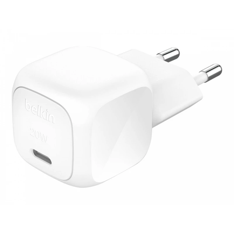شاحن بيلكين USB-C بقوة 20 واط - شحن سريع لأجهزة iPhone و Samsung - بيلكين