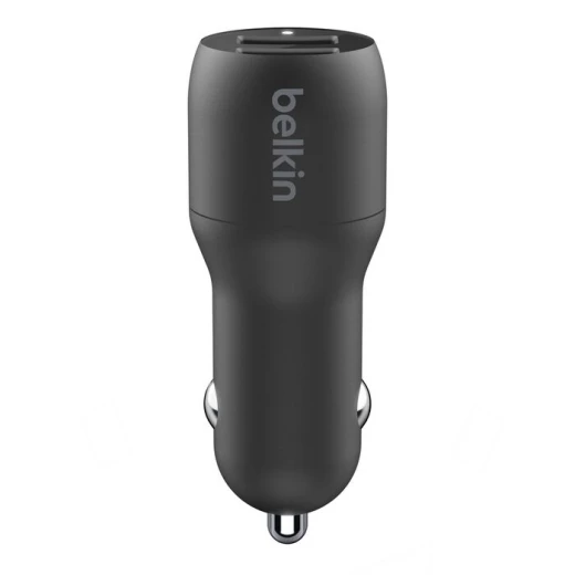 شاحن سيارة بيلكن Dual USB-A (24W) - شحن سريع للهواتف والأجهزة - بيلكين - Image 3