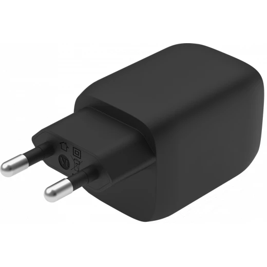 شاحن بلكين BoostCharge PRO مزدوج بقدرة 65 واط، بمنفذي USB-C وتقنية GaN وPPS، يوفر 65 واط أو 45 + 20 واط عند استخدام المنفذين معًا - بيلكين - Image 2