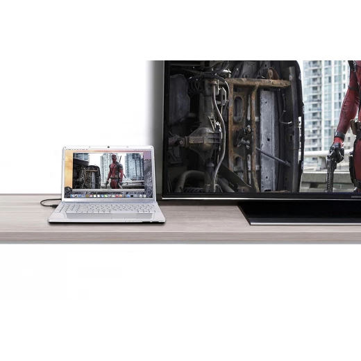 كابل HDMI عالي السرعة من بيلكين مع إيثرنت متوافق مع 4K/Ultra HD، يدعم دقة 1080 بكسل كاملة، بطول 5 أمتار - بيلكين - Image 4