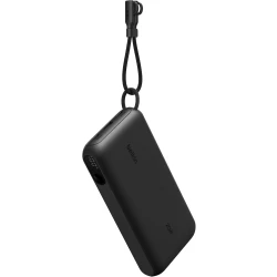 شاحن محمول من بيلكين، بنك طاقة USB-C بسعة 20000 مللي أمبير/ساعة مع منفذين من النوع C ومنفذ USB-A واحد، وشاشة رقمية للبطارية، وشحن 20 وات لسلسلة iPhone 16، وSamsung Galaxy S25، وPixel 9، وiPad، والمزيد - أسود