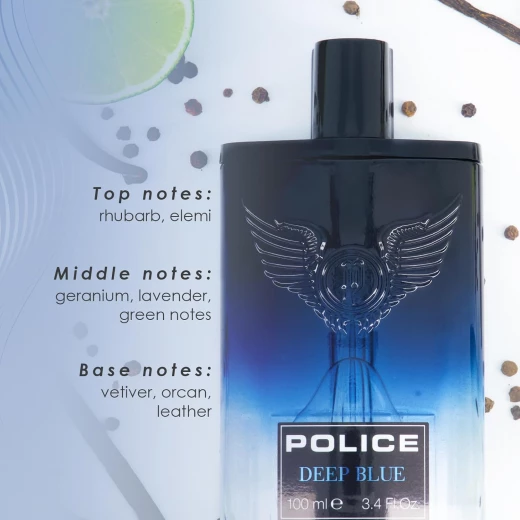 عطر بوليس كونتمبوراري ديب بلو أو دو تواليت – بخاخ 100 مل – عطر رجالي - Image 2