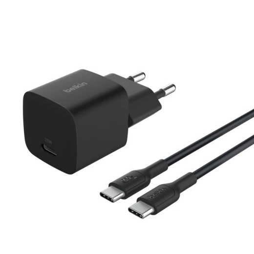 شاحن بيلكين 25 واط USB-C: شحن سريع للهواتف الذكية والمزيد شاحن بيلكين 25 واط USB-C: شحن سريع للهواتف الذكية والمزيد