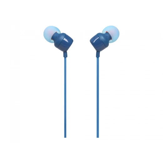 سماعات أذن JBL Tune 110 - أزرق - صوت جهير نقي وسلكي - جي بي ال - Image 4