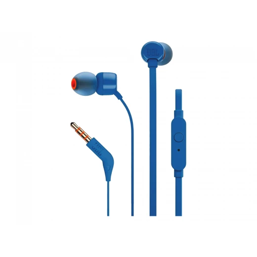 سماعات أذن JBL Tune 110 - أزرق - صوت جهير نقي وسلكي سماعات أذن JBL Tune 110 - أزرق - صوت جهير نقي وسلكي
