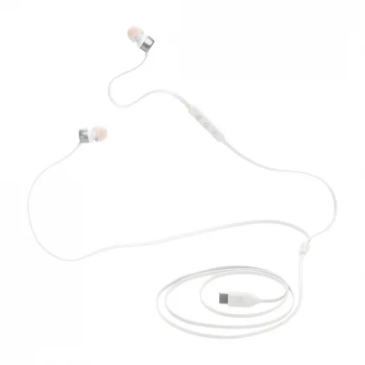 سماعات أذن JBL Tune 310C USB-C - أبيض - صوت عالي الدقة و بيور باس