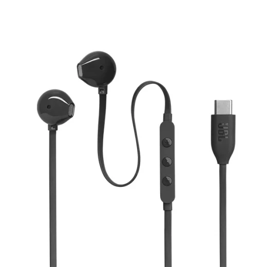 سماعات أذن JBL Tune 305C سلكية USB-C عالية الدقة - أسود سماعات أذن JBL Tune 305C سلكية USB-C عالية الدقة - أسود