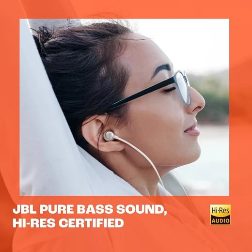 JBL Tune 305C USB-C Wired Earbuds - Blue | High-Res Audio - JBL - Image 3