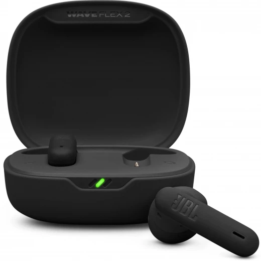 JBL Wave Flex 2 True Wireless In-Ear Headphones - Black - Comfortable Fit JBL Wave Flex 2 True Wireless In-Ear Headphones - Black - Comfortable Fit