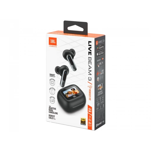 سماعات أذن JBL Live Beam 3 TWS لإلغاء الضوضاء أسود - جي بي ال - Image 3