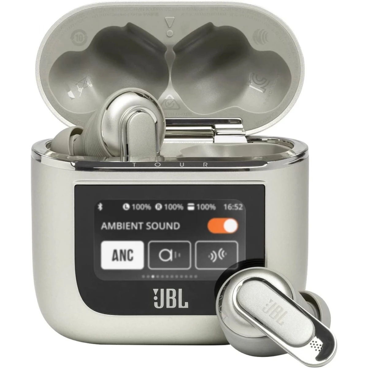 JBL Tour Pro 2 True Wireless Noise Cancelling Earbuds - Champagne